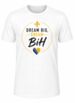 MAJICA KRATKI RUKAV BIJELA DREAM BIG LJILJAN